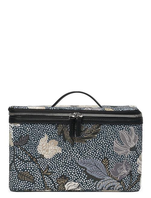 Ceannis Beauty Hard Box Denim Blue Flower Linen Ceannis Patterned