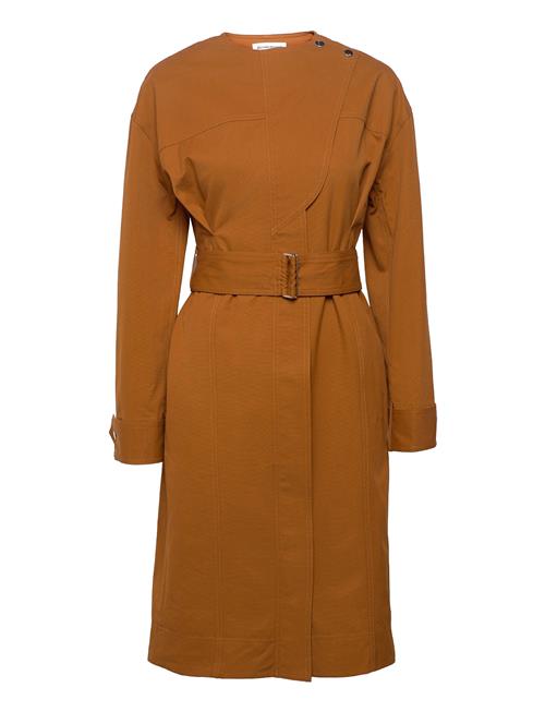 Victoria Beckham Utility Belted Dress Victoria Beckham Brown