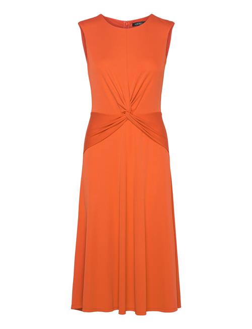 Lauren Ralph Lauren Twist-Front Jersey Dress Lauren Ralph Lauren Orange