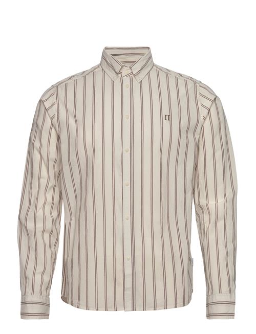 Les Deux Kristian Stripe Shirt Les Deux Beige