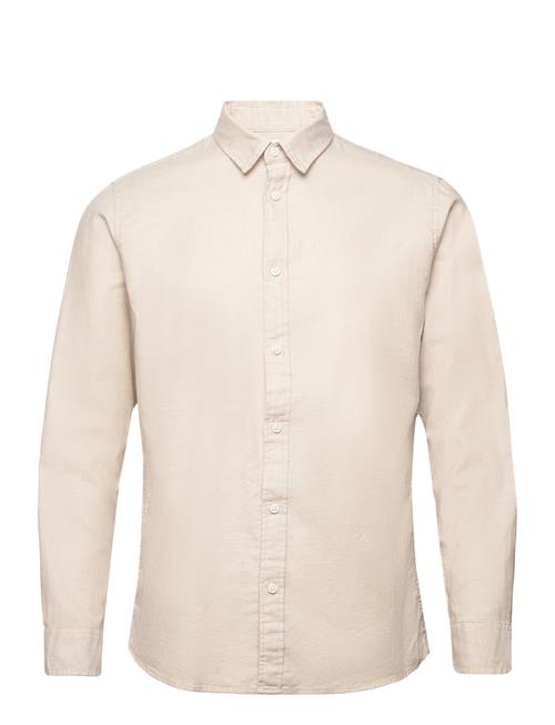 Selected Homme Slhslimowen-Brushed Shirt Ls Noos Selected Homme Beige