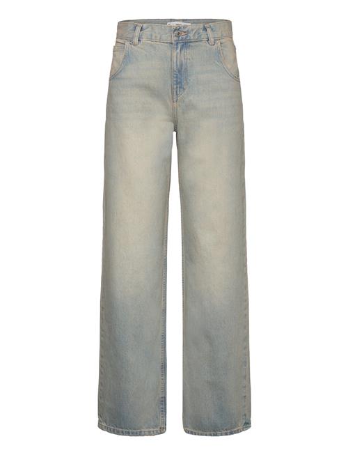 Mango Low Waist Wideleg Jeans Mango Blue