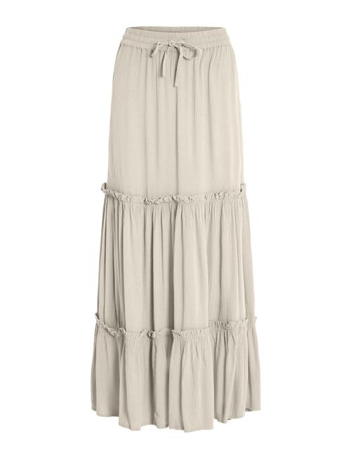 Vila Vimesa Hw Long Skirt/Su/Ft/Ka Vila Beige