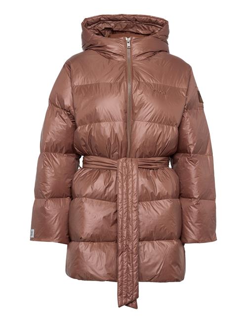 Svea Mid Length Beltet Coat Svea Pink