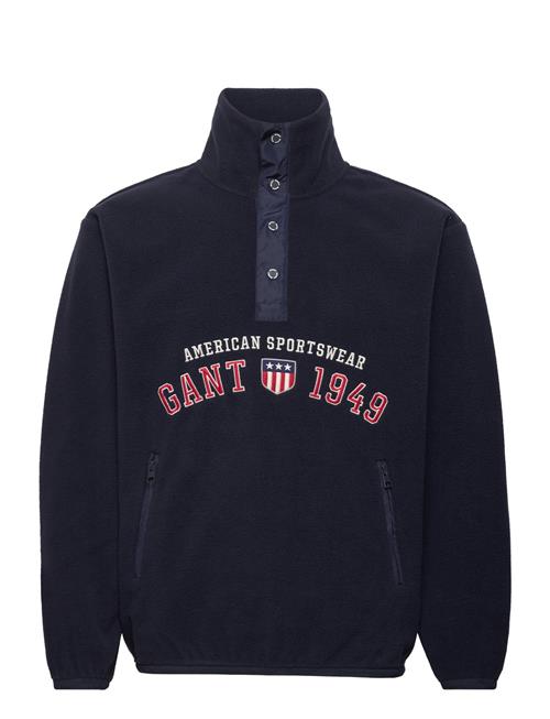 GANT D.2 Retro Shield Polar Fleece GANT Navy