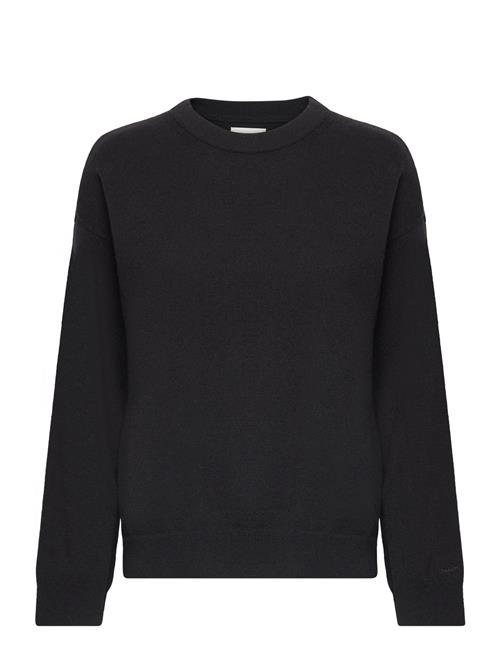 Superfine Lambswool C-Neck GANT Black