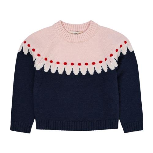 Copenhagen Colors Cupcake Classic Jumper Navy Combi | Marine blå | 128 cm