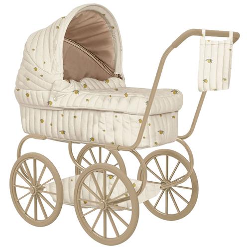 Konges Sløjd Minnie Doll Pram Lemon | Gul | 01