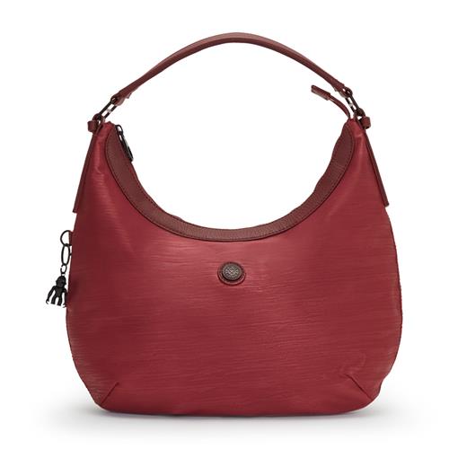 KIPLING Skuldertaske 'Galya mu+'  bordeaux / carminrød