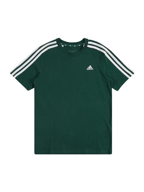 ADIDAS SPORTSWEAR Funktionsskjorte 'Essentials'  mørkegrøn / hvid