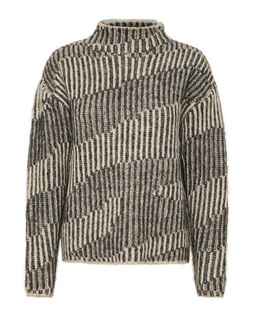 Se Kaffe Pullover 'Rafi'  beige / sort-meleret ved About You