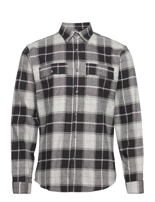 Lindbergh Checked Flannel Shirt L/S Lindbergh Patterned