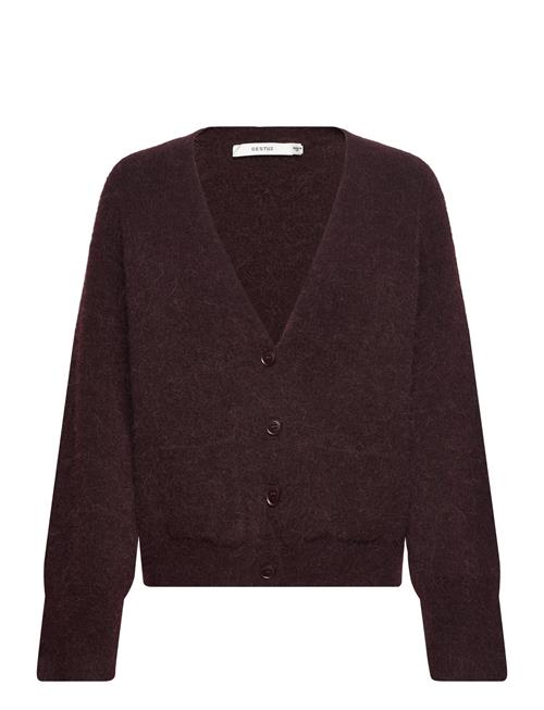 Gestuz Alphagz Button Cardigan Noos Gestuz Burgundy