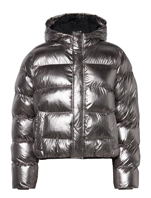 Shiny Crinckle Jojina Jacket Mads Nørgaard Silver