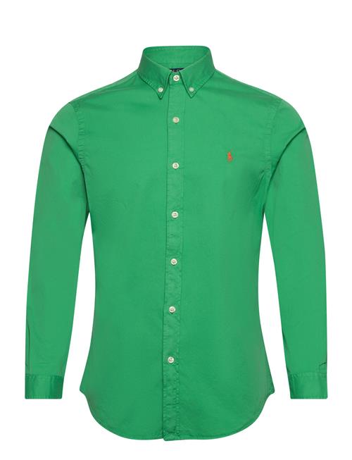 Polo Ralph Lauren Slim Fit Garment-Dyed Twill Shirt Polo Ralph Lauren Green