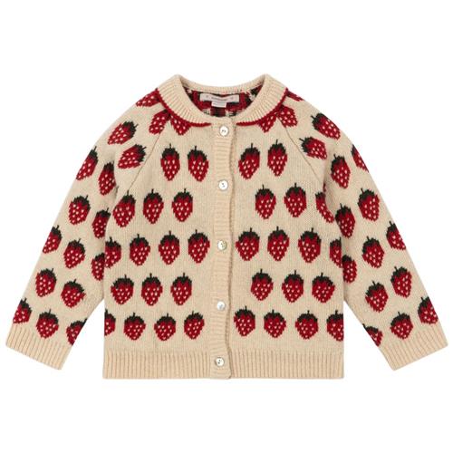 Konges Sløjd Belou Knit Cardigan Strawberry | Rød | 5-6 years