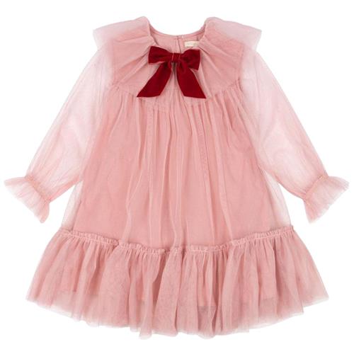 Konges Sløjd Bow Dress - Mellow Rose | Lyserød | 5-6 years