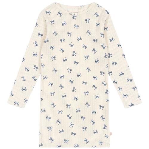 Konges Sløjd Minnie Dress Gots - Bow Bleu | Hvid | 3 years