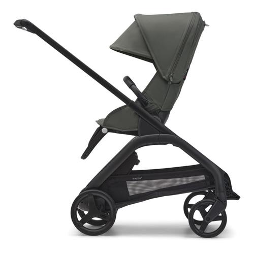 Bugaboo Dragonfly Complete Klapvogn Black/Forest Green | Grønn | 0-3