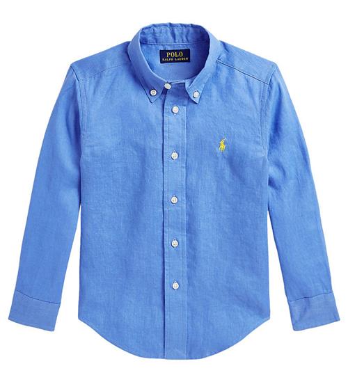 Polo Ralph Lauren Skjorte - Hør - Blå