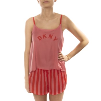 DKNY Homewear DKNY Walk The Line Cami And Boxer Koral polyester X-Small Dame