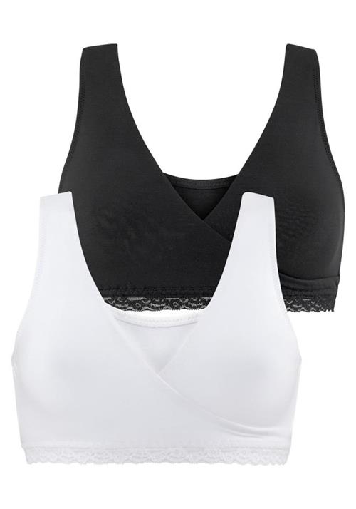 PETITE FLEUR BH  sort / hvid