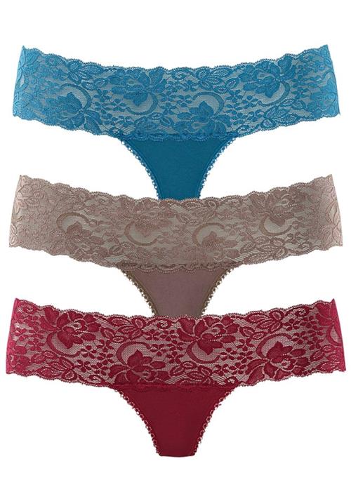 Se VIVANCE String  taupe / petroleum / bordeaux ved About You