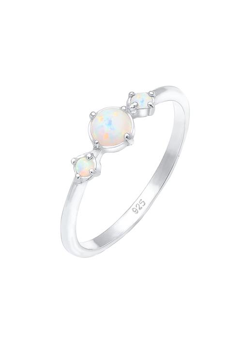 ELLI Ring  opal / sølv