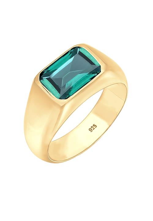 Se ELLI PREMIUM Ring  guld / smaragd ved About You
