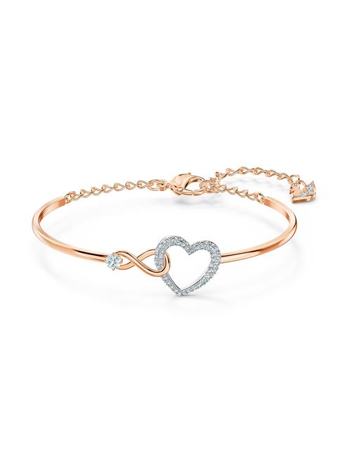 Swarovski Armbånd 'Infinity'  rosa guld / sølv