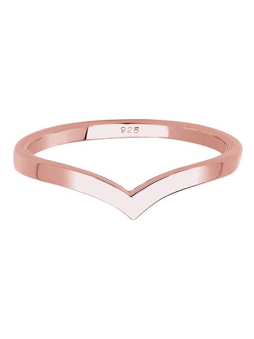 ELLI Ring 'Geo'  rosa guld