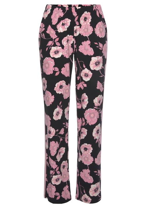 LASCANA Pyjamasbukser  pink / sort