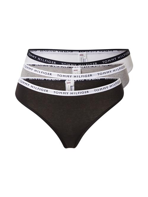 Tommy Hilfiger Underwear String  grå-meleret / sort / hvid