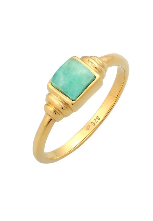 ELLI PREMIUM Ring  guld / jade