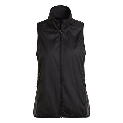 ADIDAS SPORTSWEAR Sportsvest 'Run 3-Stripes Gilet'  sølvgrå / sort