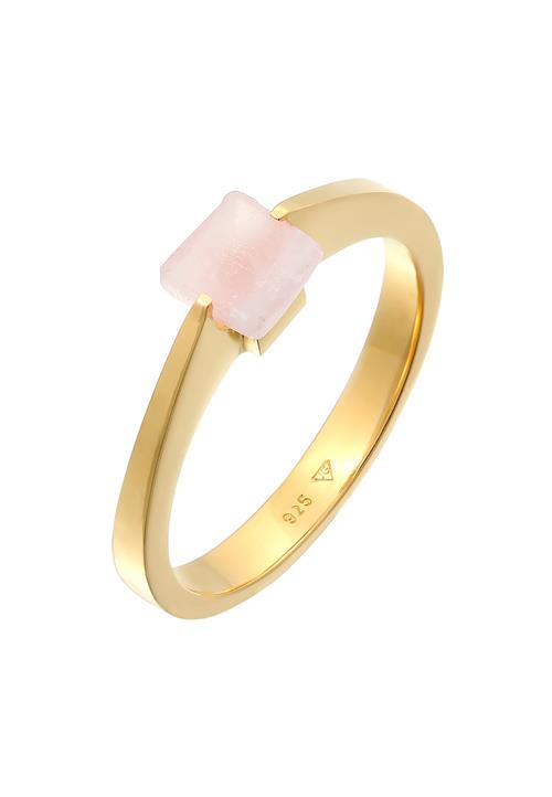 ELLI PREMIUM Ring  guld / lys pink