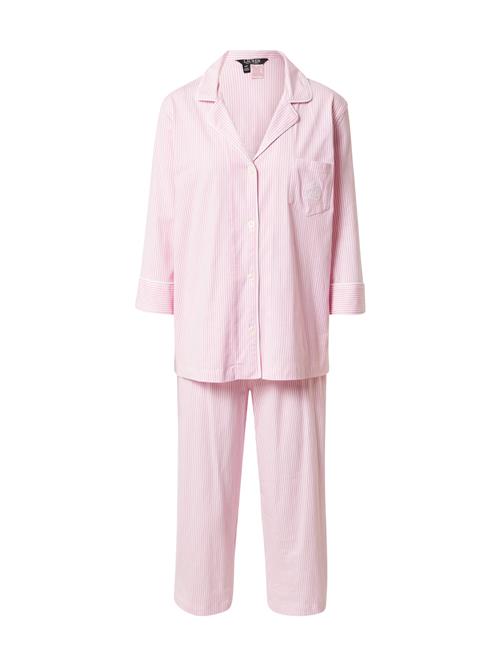 Lauren Ralph Lauren Pyjamas  lys pink / hvid