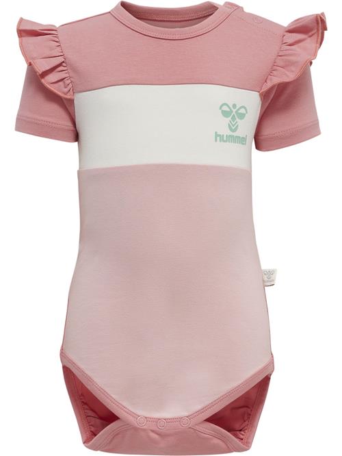 Hummel Sparkedragt/Body  pink / hvid