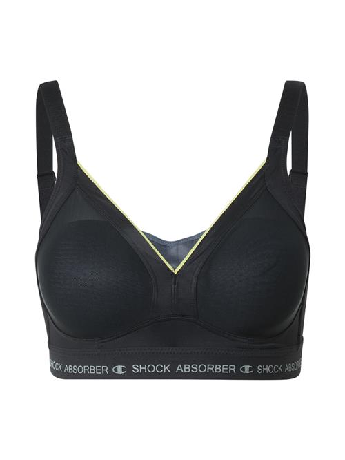 SHOCK ABSORBER Sports-BH  grå / lime / sort