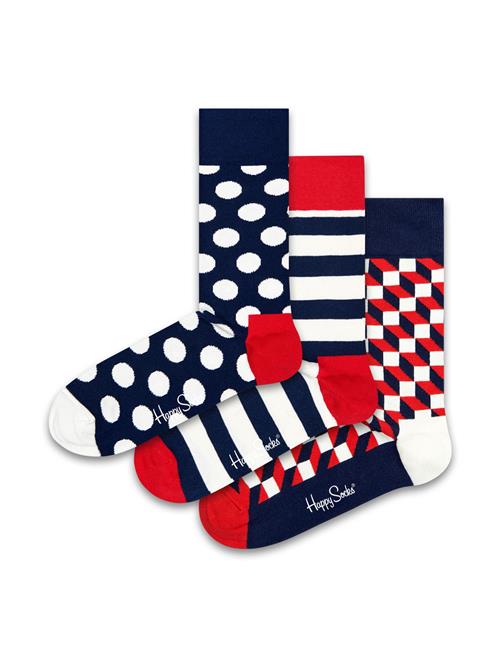 Happy Socks Sokker '3-Pack Navy Socks Gift Set'  blandingsfarvet