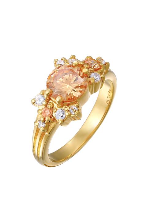 ELLI PREMIUM Ring  guld / orange / hvid