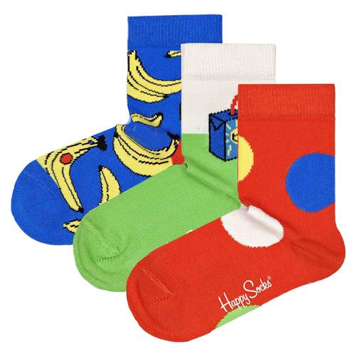 Happy Socks Sokker  blå / lime / rød / hvid