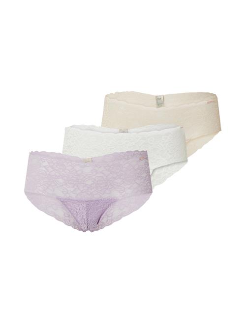 Se Dorina Slip  beige / pastellilla / hvid ved About You