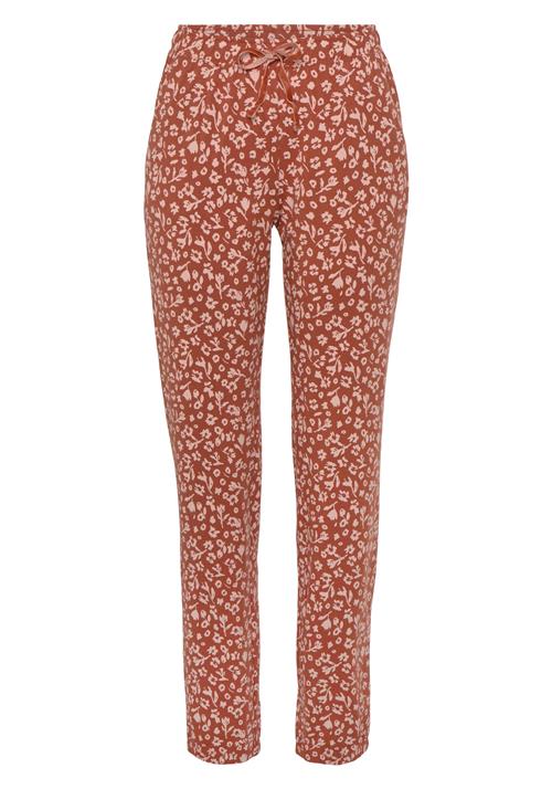 VIVANCE Pyjamasbukser ' Dreams '  rustbrun / lys pink