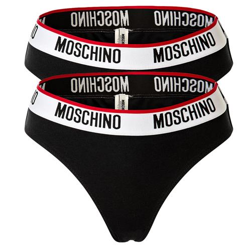 MOSCHINO Slip  blandingsfarvet / sort