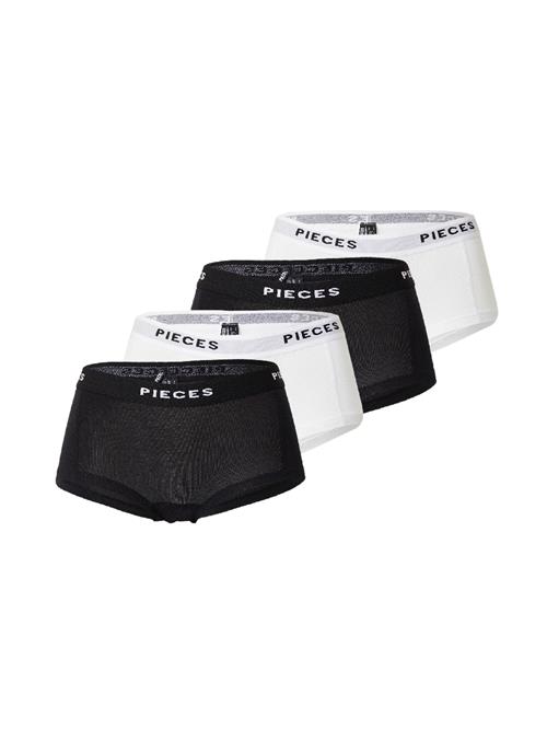 PIECES Panty  sort / hvid