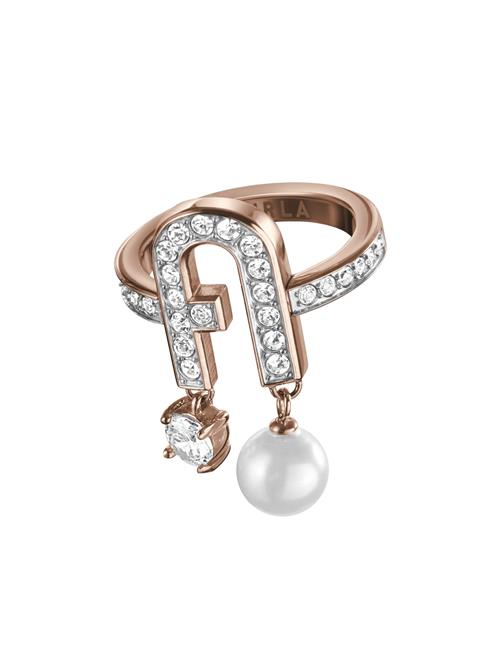 Furla Jewellery Ring  rosa guld / perlehvid