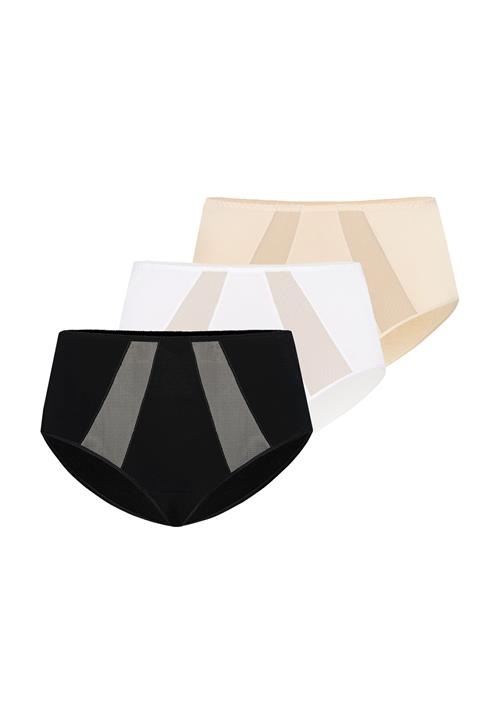 TEYLI Panty 'Vicky'  beige / sort / hvid