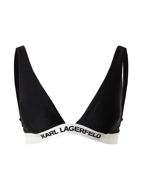 Karl Lagerfeld Bikinioverdel  sort / hvid