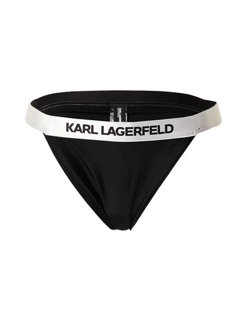 Karl Lagerfeld Bikinitrusse  sort / hvid